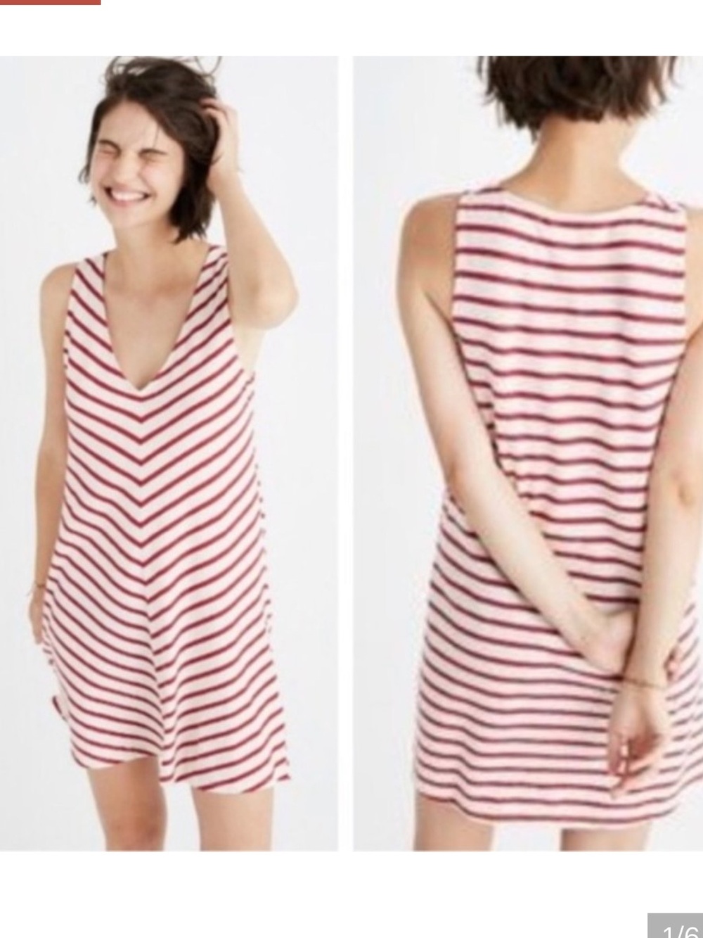 Madewell mitered dress